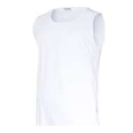 Tricou Bumbac Fara Maneci / Alb - 3xl