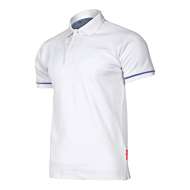 Tricou Bumbac Polo / Alb - M