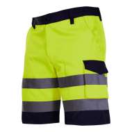 Pantalon Reflectorizant Scurt / Verde - L