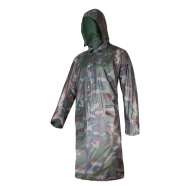 Pelerina Ploaie Cu Nasturi Si Fermoar / Camuflaj - Xl