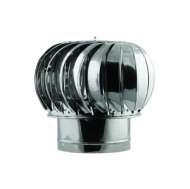 Capac Terminal Rotativ Pentru Cos Fum, Inox 150 Mm