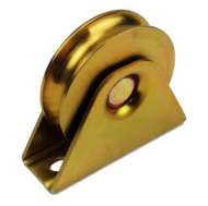 Rola Poarta  80 Mm Cu Suport, Canal U 16,5 Mm