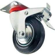 Roata Furca Pivotanta, Frana - 160 X 40 Mm