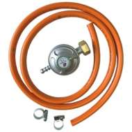 Regulator Presiune Butelii Gpl, Kit Cu Furtun 1,5 M Și 2 Coliere