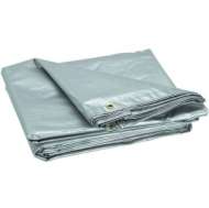 Prelata Cu Inele 150 G/Mp, 4X5 M, Argintiu