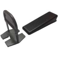 Sistem Nivelare Gresie/Faianta - Set 50 Clips Pt. Rost Min.1 Mm+ 50 Pene Pt.gros.placi Max.12 Mm