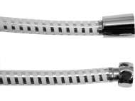 Furtun De Duș, 2M, Pvc, Chrome-Alb