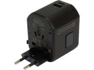 Adaptor Universal De Călătorie, 1 Port Usb + 1 Port Usb-C