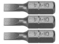 Set 3 Biți 1/4'' 4X25Mm