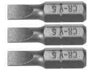 Set 3 Biți 1/4'' 5X25Mm