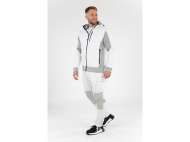Jacheta Fleece Cu Gluga Sarna Alba Xl