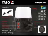 Reflector 18V 10000Lm 360° Ik08