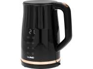 Fierbător Electric 1,7L, Controlul Temperaturii, Negru