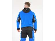 Jacheta Fleece Cu Gluga Sarna Albastra M