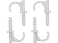Set 4 Cleme Simple Cu Montare Rapidă, Pentru Țevi 22Mm