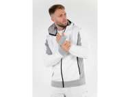Jacheta Fleece Cu Gluga Sarna Alba 3Xl