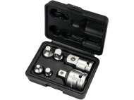 Set Adaptoare 3/8''Mx1/4''F, 1/4''Mx3/8''F, 3/8''Fx1/2''M, 1/2''Mx3/8''F, 3/4''Mx1/2''F, 1/2''Mx3/4''F