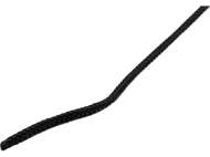 Cordelină Pp 3Mm 80M Negru