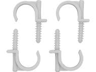 Set 4 Cleme Simple Cu Montare Rapidă, Pentru Țevi 28Mm