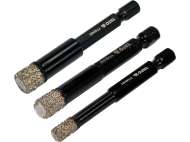Set 3 Burghie Diamantate Pentru Ceramică