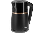 Fierbător Electric 1,7L, Controlul Temperaturii, Negru