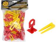Sistem Nivelare Plăci 3Mm 50 Clips + 50 Pene