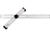 Echer Tip ''T'' Reglabil, Aluminiu, 600Mm