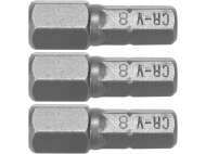 Set 3 Biți Torx 1/4'' H8X25Mm