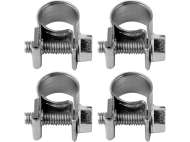 Set 4 Cleme Zincate Cu Șurub, 14-16/9Mm