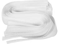 Bandă Velcro 300Mm, 10 Buc, Alb