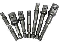 Set 8 Adaptoare Cu Prindere Hexagonală 1/4'', 3/8'', 1/2''