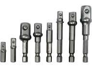 Set 8 Adaptoare Cu Prindere Hexagonală 1/4'', 3/8'', 1/2''