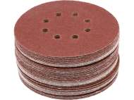 Set 50 Discuri Abrazive Velcro, 150Mm, 8 Găuri, P40