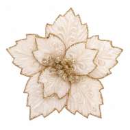 Floare Decorativa De Craciun 22x19cm Sysdh-a3025045