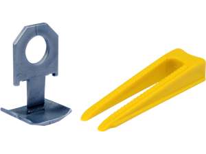 Sistem Nivelare Plăci 1.5Mm 50 Clips + 50 Pene