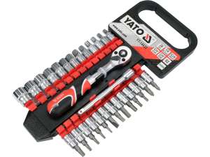 Set Tubulare Cu Accesorii 1/4'', 28 Piese