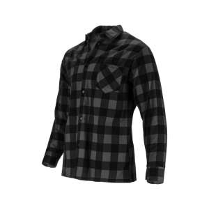 Camasa Flanel Cu Carouri / Gri - 3xl