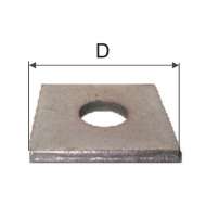 Saibe Zincate Patrate M10 (12/30Mm), 200/Set