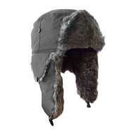 Sapca Imblanita Pliabila Cu Urechi / Gri