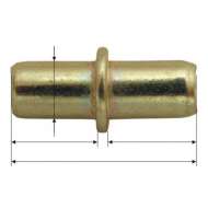 SUPORT POLITA ROTUND CU GULER 5X7MM / 5X17MM, 100/SET