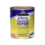 Vopsea alchidica pentru lemn / metal / zidarie, lucioasa, Pitura, interior / exterior, albastru  luminos0.6 L