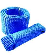 Pachet Prelata impermeabila cu inele 3 X 4 metri, 180 grame /mp , culoare argintiu-albastru, greutate 2,16 kg +Sfoara polipropilena rasucita 4 MM X 25 metri 