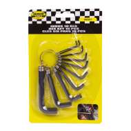 Set 10 chei hexagonale pe inel 