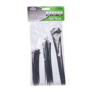 Set de 75 buc  Coliere de Plastic, culoare negru,Hofftech,rezistente UV