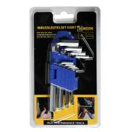 Set 9 chei hexagonale scurte profesionale