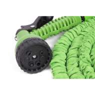 Set furtun gradina 10 m extensibila si  pistol stropit 7 functii 