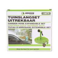 Set furtun gradina 10 m extensibila si  pistol stropit 7 functii 