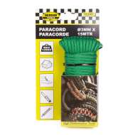 Sfoara paracord 3 mm x 15 metri , culoare verde 