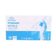 Manusi de lucru din nitril albastre marimea M, 100 buc/ cutie 