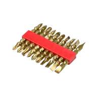 Set 10 bucati biti ,culoare auriu 